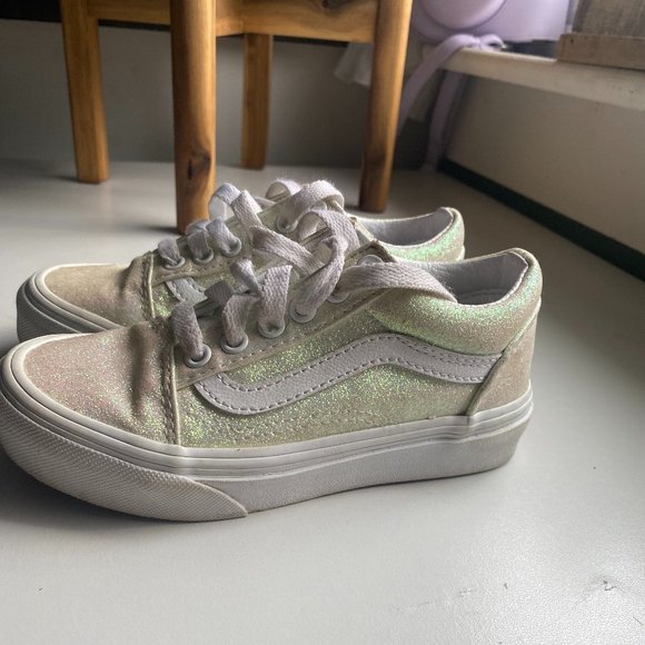 Vans Glitter UV Old Skool Kids 11 VGUC - Picture 5 of 5